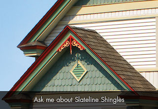 GAF slateline closeup